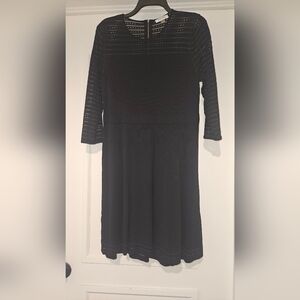 Calvin Klein Black Long Sleeve Dress